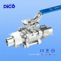 Wenzhou Union Type 3PC Floating Ball Valve